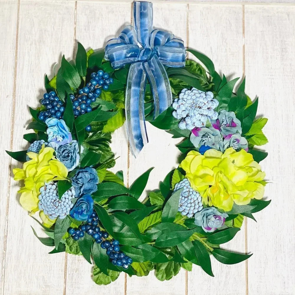 Handmade Spring colors Wreath